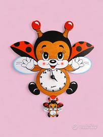 Orologio a pendolo “Coccinella” Bartolucci