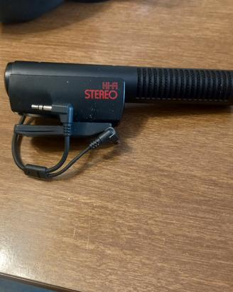 microfono stereo per videocamere Canon