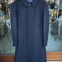 Cappotto sartoriale Blu in Cashmere e Lana