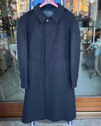 Cappotto sartoriale Blu in Cashmere e Lana