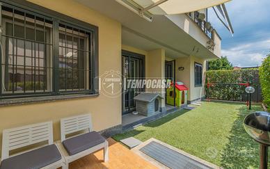 Splendido trilocale con giardino e terrazzo