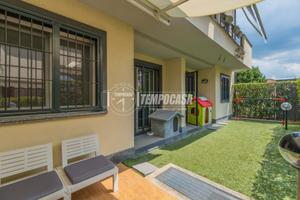 Splendido trilocale con giardino e terrazzo