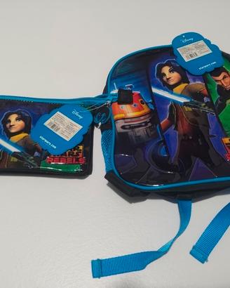 Zainetto + Astuccio Disney Star Wars 3D