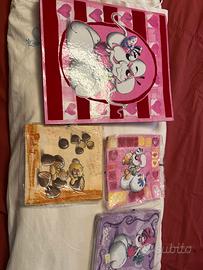 Lotto cartoline diddle con raccoglitore!