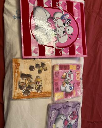 Lotto cartoline diddle con raccoglitore!
