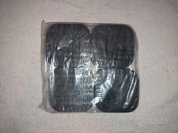 4 Rialzi Mobili/Letto 3,5cm Antiscivolo NERI NUOVI