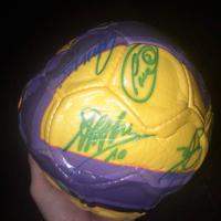 pallone autografato 