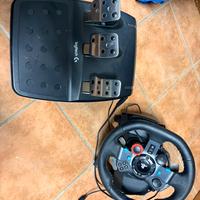Volante Ps4/5 + Pedialera e postazione