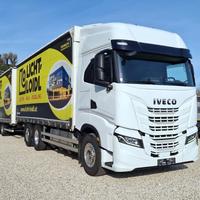 IVECO S-WAY 490 FP 6x2 E6 CENTINATO 7,70 + BIGA