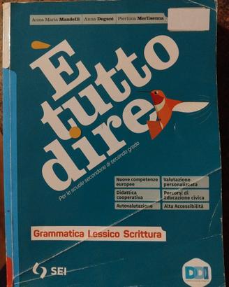 E' tutto dire libro scolastico ISBN 9788805078691