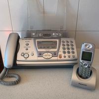 Telefono fisso con fax e cordless abbinato