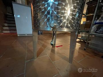 SERBATOIO ACCIAO INOX 1500L