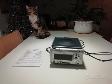 Radio sveglia Scott funzionante