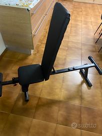 Panca piana / inclinata palestra