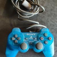 joypad azzurro trasparente PlayStation 2