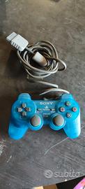 joypad azzurro trasparente PlayStation 2