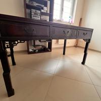 Scrivania cinese in legno - antica