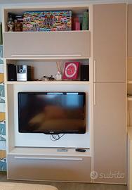 Parete Attrezzata MobileTV Colombini alta capiente