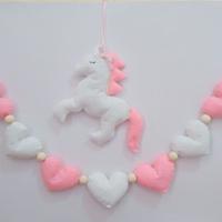 Unicorno + banner per culla