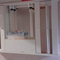 Specchiera bagno bianca