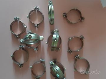 94 Collarini per tubo tubi acciaio zincato Ø 42 mm
