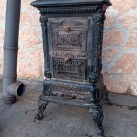 Stufa a legna stile liberty