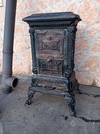 Stufa a legna stile liberty