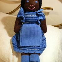 Bambola di lana fatta a mano