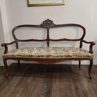 Panchina/divano e due poltrone