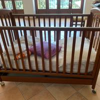 LETTINO PALI, MATERASSO, COPRIMATERASSO,PARACOLPI 