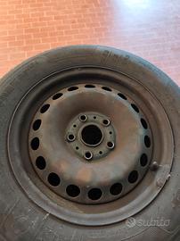 4 Cerchi in ferro Volkswagen Seat Skoda 15"