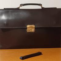 Borsa Cartella VERO CUOIO Vintage anni '70

