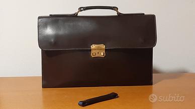 Borsa Cartella VERO CUOIO Vintage anni '70

