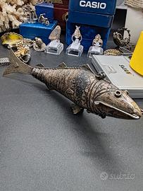 pesce vintage argento 