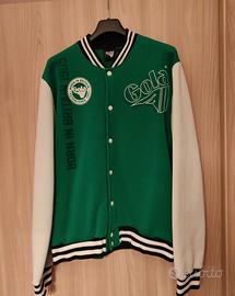 Maglione varsity, uomo, verde, taglia XL