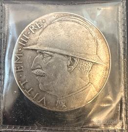 20 lire 1928 Elmetto Vittorio Emanuele III