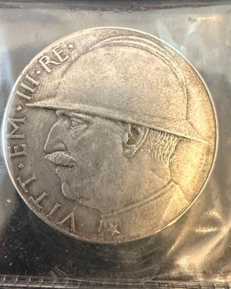 20 lire 1928 Elmetto Vittorio Emanuele III
