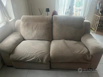 Divano e poltrona beige