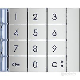 Bticino 353001 frontale tastiera allmetal