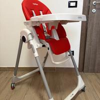 Seggiolone PegPerego Prima Pappa Rosso