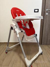 Seggiolone PegPerego Prima Pappa Rosso