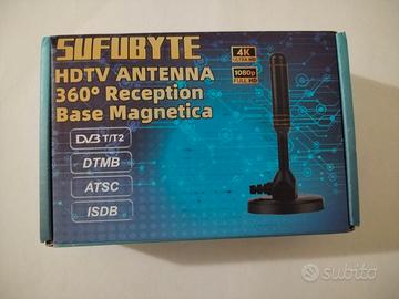Antenna TV interna con base magnetica DVB T/T2