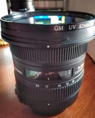 Obbiettivo Sigma per Nikon grandangolare