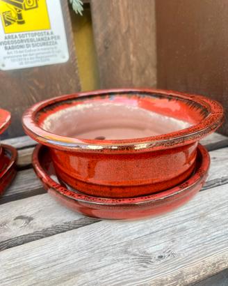 Vasi per bonsai in ceramica 2x