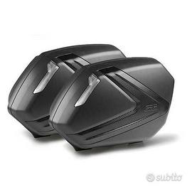 Coppia valigie givi V37 cover carbon look