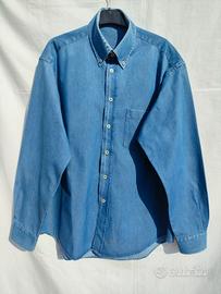Camicia uomo jeans denim Avirex Taglia S