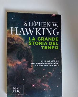Libro La grande storia del tempo di Hawking