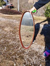 specchio in legno