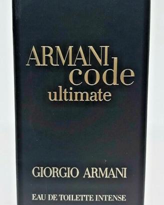 Armani code ultimate originale nuovo