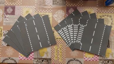 Basi LEGO rettilinei e incroci a T